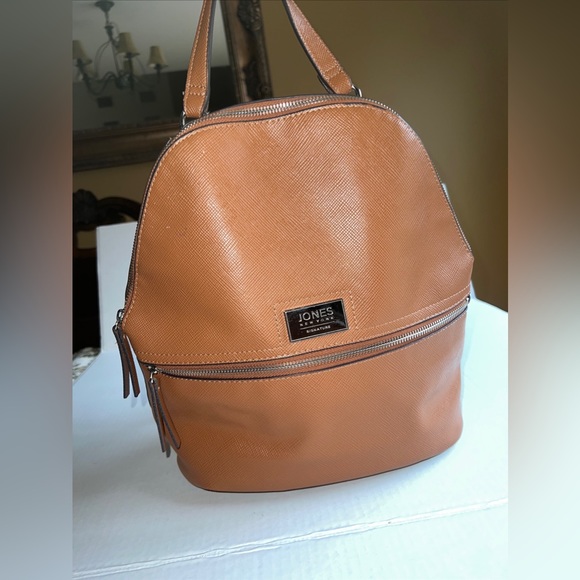 Jones New York Handbags - Jones of New York tan brown backpack